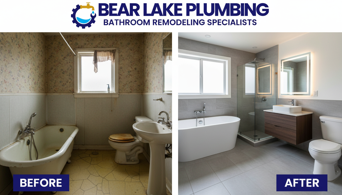 Before and After Bathroom Remodeling in Lakewood CO — Bear Lake Plumbing